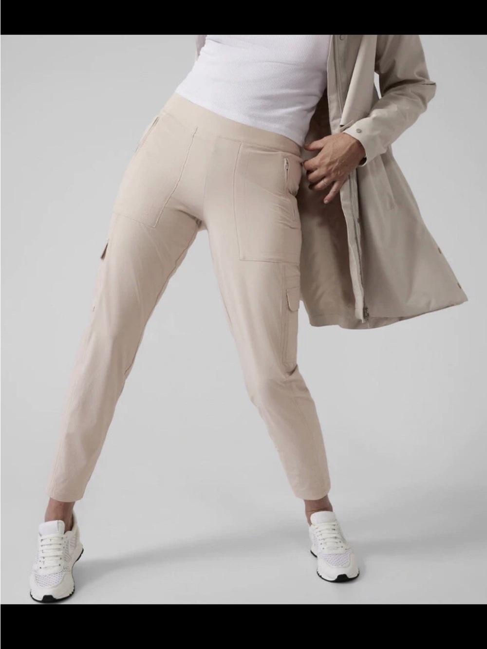 ATHLETA- Chelsea Cargo Lined Pant Outdoor Hiking Nature Travel Women’s Size 0